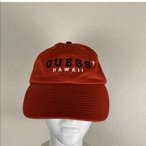 Guess Hawaii Hat Red OSFM